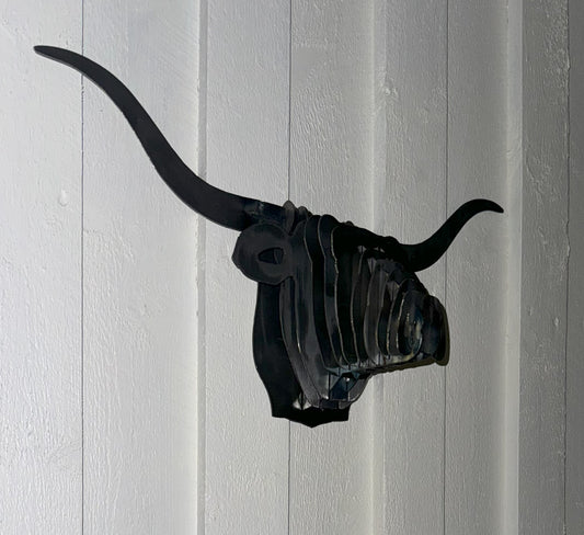 TEXAS LONGHORN - Parametrisk 3d Väggdekoration Hillslope