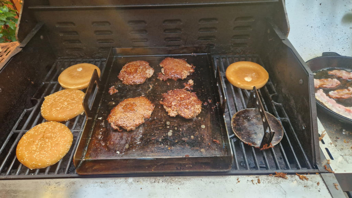 Stekbord & smashjärn för smashburgare – bild 2