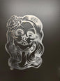 LA MUERTE – Sugar Skull Lady, Väggkonst i Cortenstål