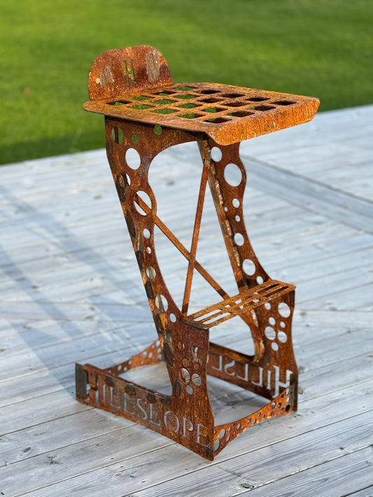 Barstol i corten – bild 4