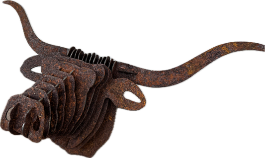 TEXAS LONGHORN - Parametrisk 3d Väggdekoration