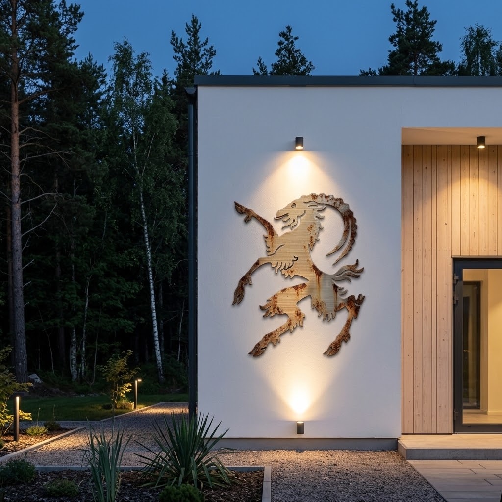 Hillabocken – hälsingebock i corten
